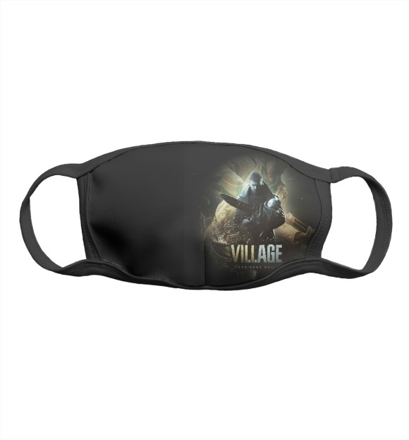 Маска тканевая с притом Resident Evil Village цвета Белый Маска тканевая с изображением Resident Evil Village цвета Белый