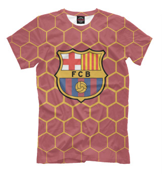 Футболка для мальчиков Barcelona - желтые соты
