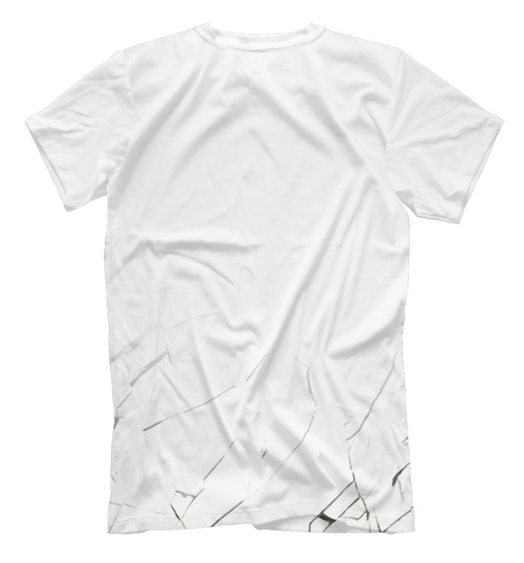 Мужская футболка с изображением Drummer born 1980 цвета Белый