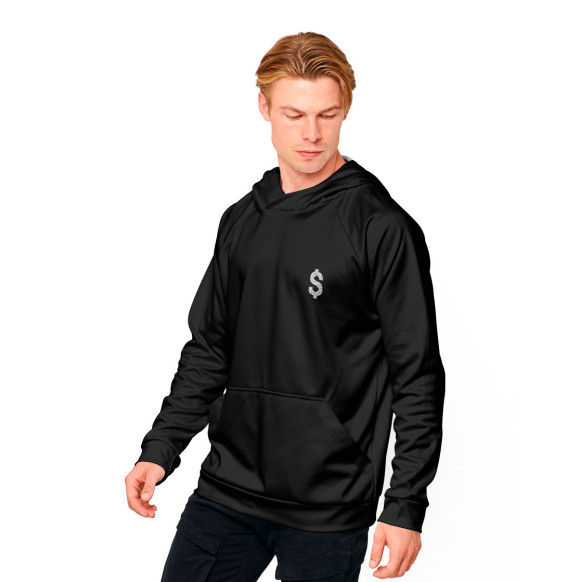 Мужское худи с изображением Plan: tuda suda tam siam millioner цвета Белый