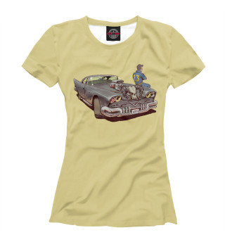 Женская футболка Машина Fallout
