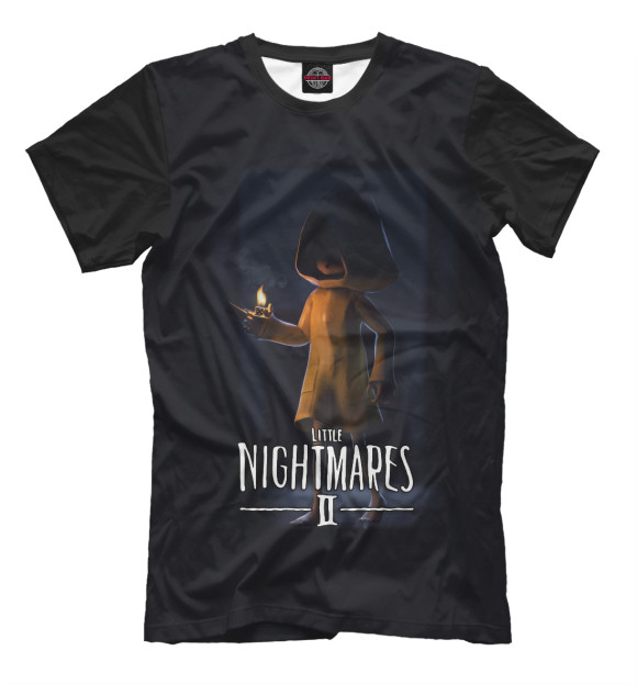 Мужская футболка с изображением Little Nightmares цвета Белый