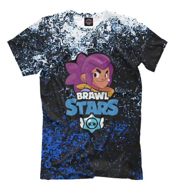 Мужская футболка с изображением Brawl Stars цвета Белый