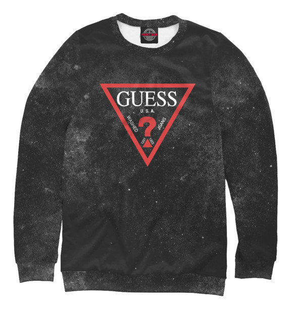 Свитшот для девочек с изображением GUESS цвета Белый