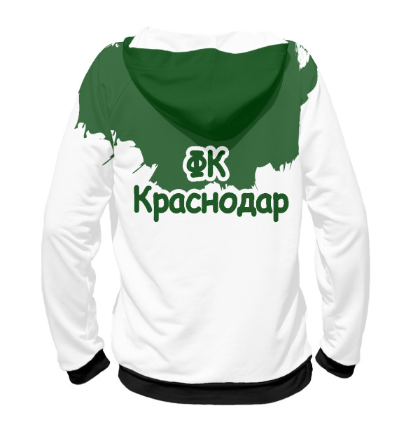 Мужское худи с изображением ФК краснодар цвета Белый