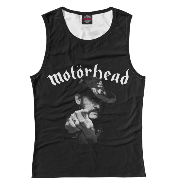 Майка для девочки с изображением Lemmy цвета Белый