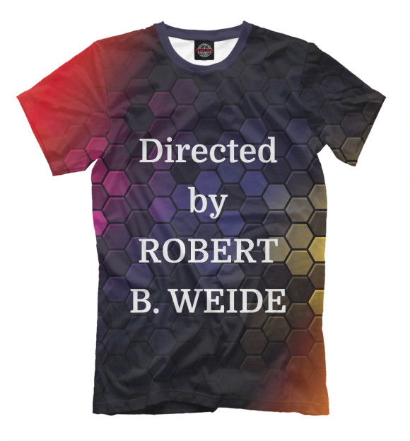 Футболка для мальчиков с изображением Directed by Robert B. Weide цвета Белый