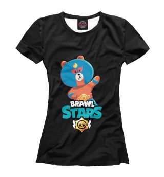 Женская футболка Brawl Stars МЕДВЕДЬ