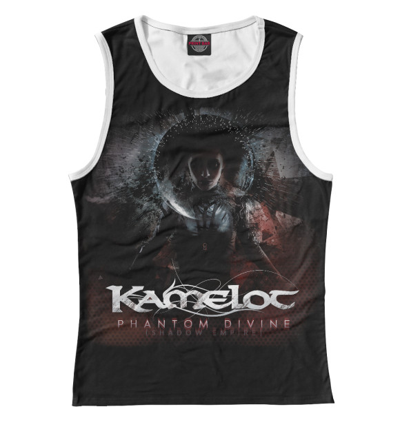 Майка для девочки с изображением Kamelot цвета Белый