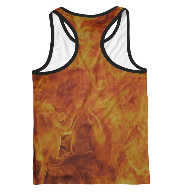 Мужская майка-борцовка с изображением СССР цвета Белый