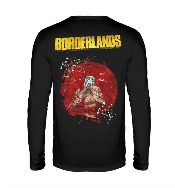Мужской лонгслив с изображением Игра Borderlands цвета Белый