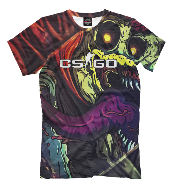 Футболка для мальчиков с изображением Hyper Beast цвета Белый