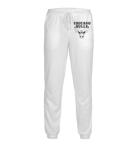 Мужские спортивные штаны с изображением Chicago Bulls цвета Белый