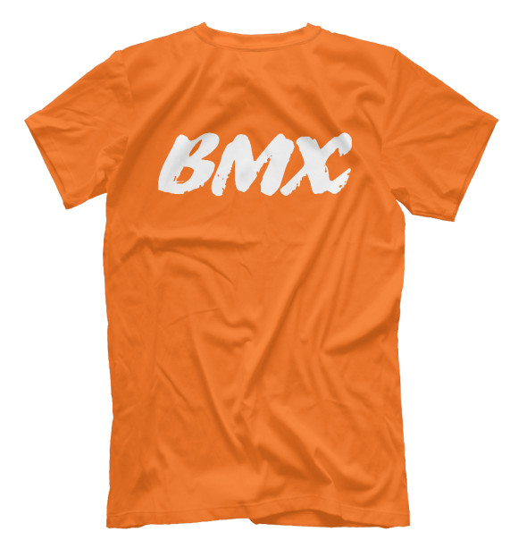 Мужская футболка с изображением BMX цвета Белый