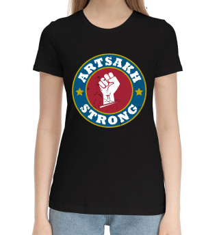 Женская хлопковая футболка Artsakh Strong