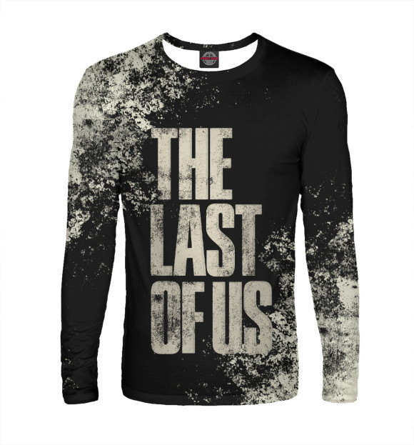 Мужской лонгслив с изображением The Last of Us цвета Белый