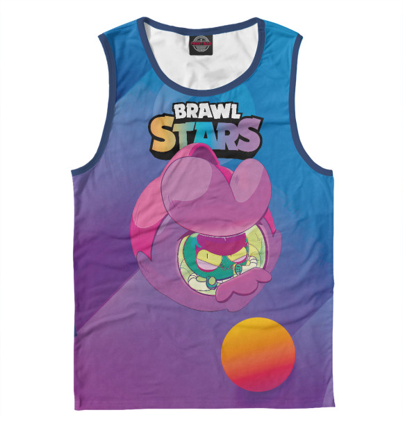 Майка для мальчика с изображением BrawlStars Ева Eve цвета Белый