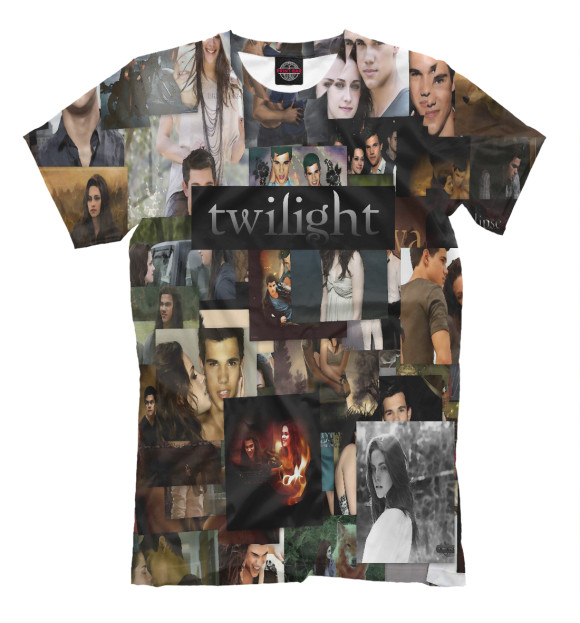 Футболка для мальчиков с изображением Twilight | Сумерки цвета Белый