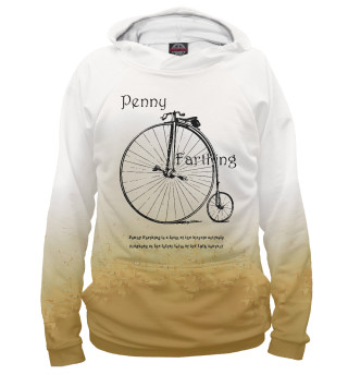 Мужское худи Antique bicycle