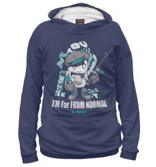 Женское худи I'm far from normal