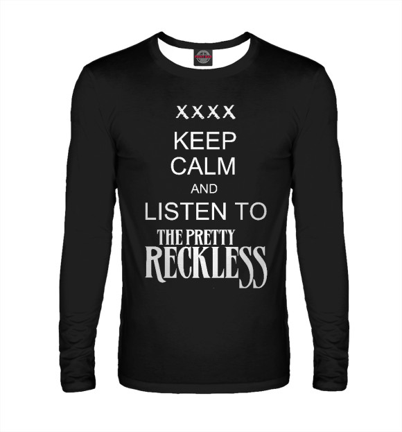 Мужской лонгслив с изображением The Pretty Reckless цвета Белый