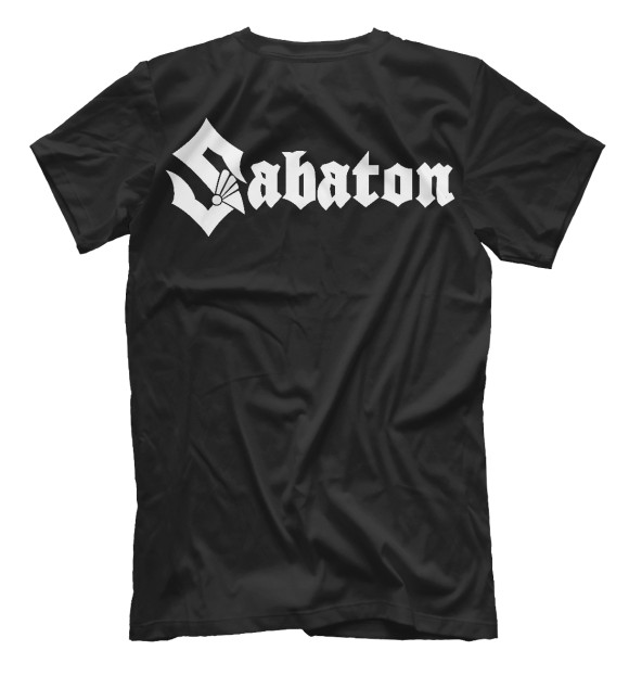 Футболка для мальчиков с изображением Sabaton цвета Белый
