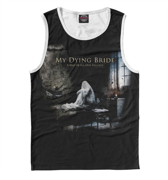 Майка для мальчика с изображением Mydyingbride цвета Белый
