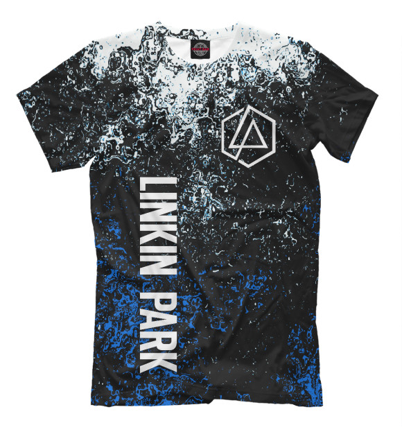 Мужская футболка с изображением Linkin Park | Линкин Парк цвета Белый