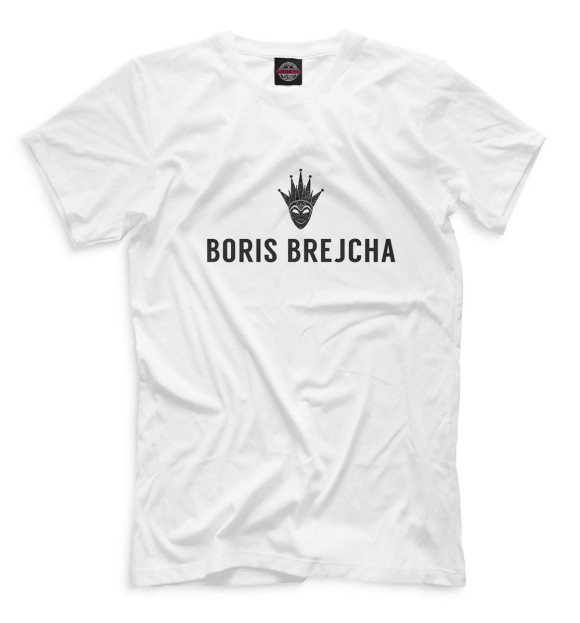 Мужская футболка с изображением Boris Brejcha цвета Белый