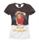 Женская футболка Merry Christmas