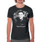 Мужская футболка Юрий Шатунов чёрный фон