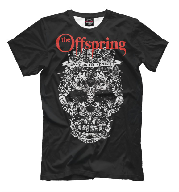 Футболка для мальчиков с изображением The Offspring цвета Белый