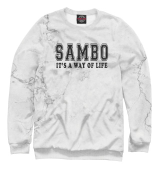 Женский свитшот Sambo It's way of life