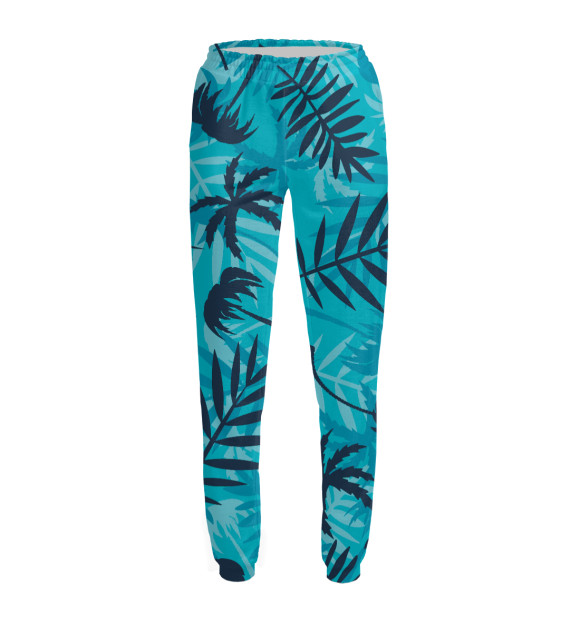 Женские спортивные штаны с изображением Природа цвета Белый