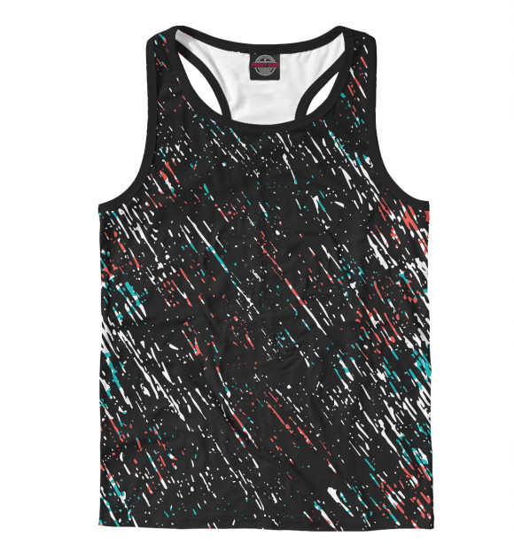 Мужская майка-борцовка с притом Poppy Playtime цвета Белый Мужская майка-борцовка с изображением Poppy Playtime цвета Белый