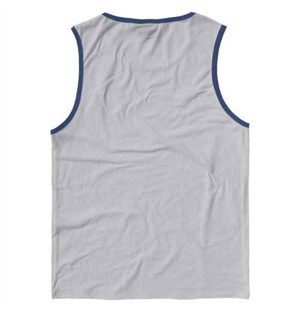 Мужская майка с изображением Як-18 цвета Белый