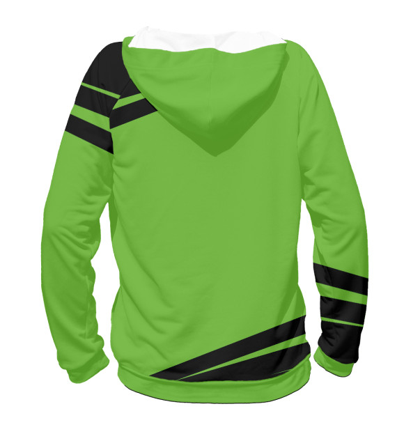 Мужское худи с изображением Skoda / Шкода цвета Белый