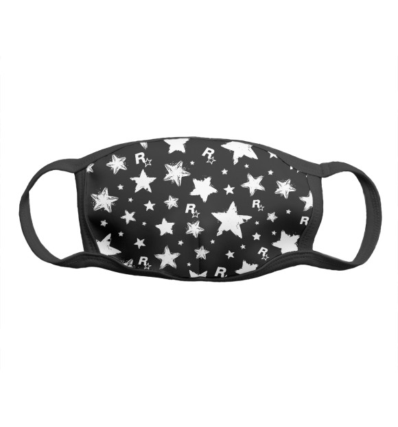 Маска тканевая с изображением Rockstar цвета Белый