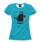 Футболка для девочек Cat What Black Ca