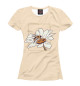 Женская футболка Bee flower
