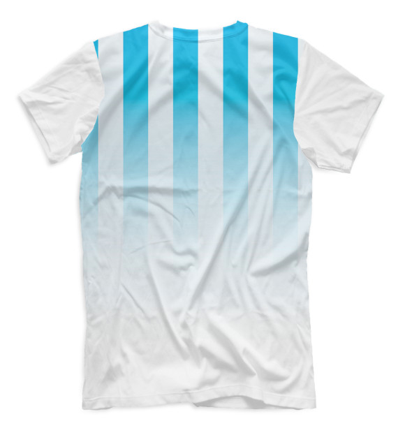 Мужская футболка с изображением Лионель Месси цвета Белый