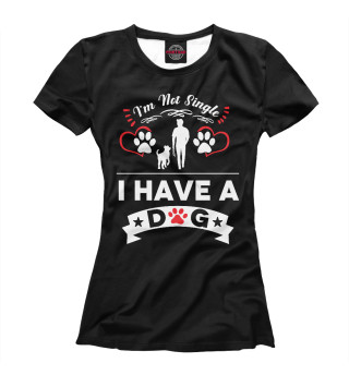 Женская футболка У меня есть собака