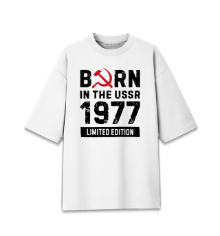 Женская футболка оверсайз 1977 - Birth Year