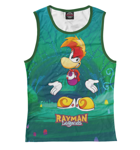 Майка для девочки с изображением Rayman цвета Белый