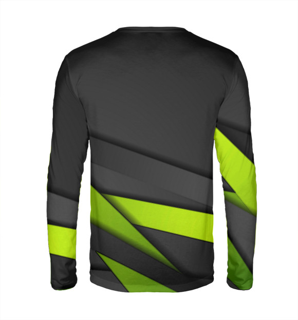 Мужской лонгслив с изображением Skoda | Шкода цвета Белый