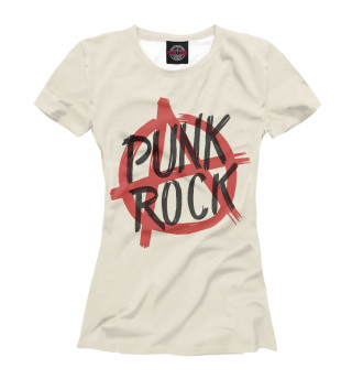 Женская футболка Punk Rock