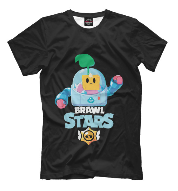 Футболка для мальчиков с изображением Brawl Stars SPROUT цвета Белый