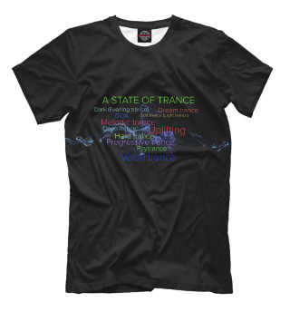 Мужская футболка A State Of Trance Style