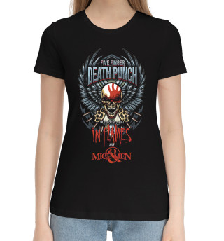 Хлопковая футболка для девочек Five Finger Death Punch