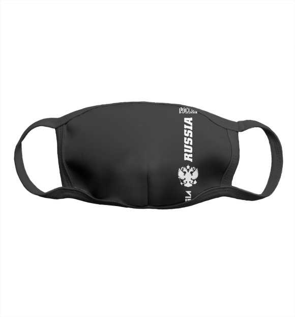Маска тканевая с изображением Russia цвета Белый